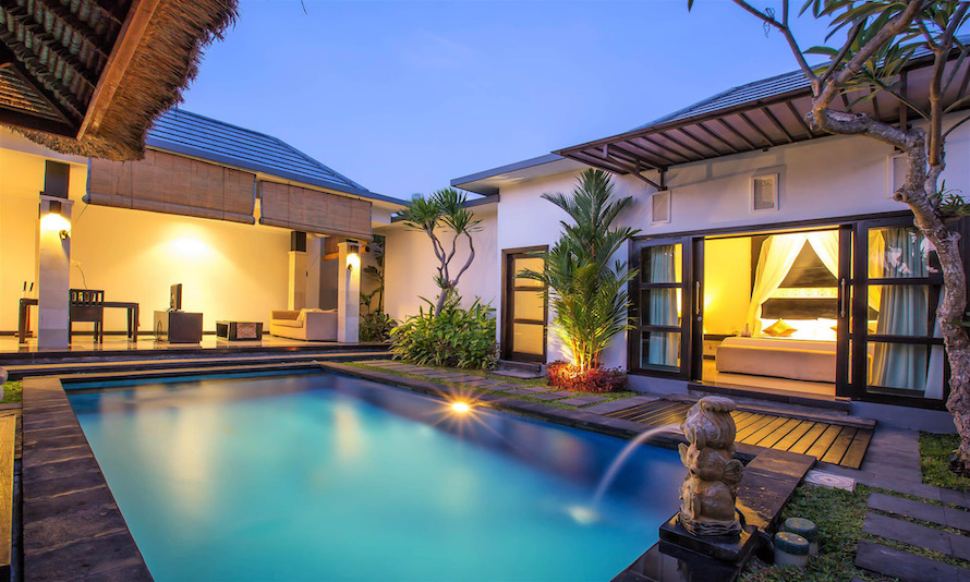 View Exquisite 3 Bedrooms Private Villa Seminyak PNG