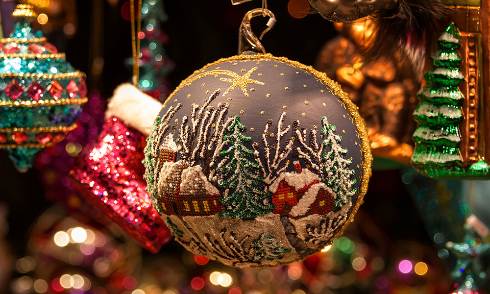 Market stall decorations