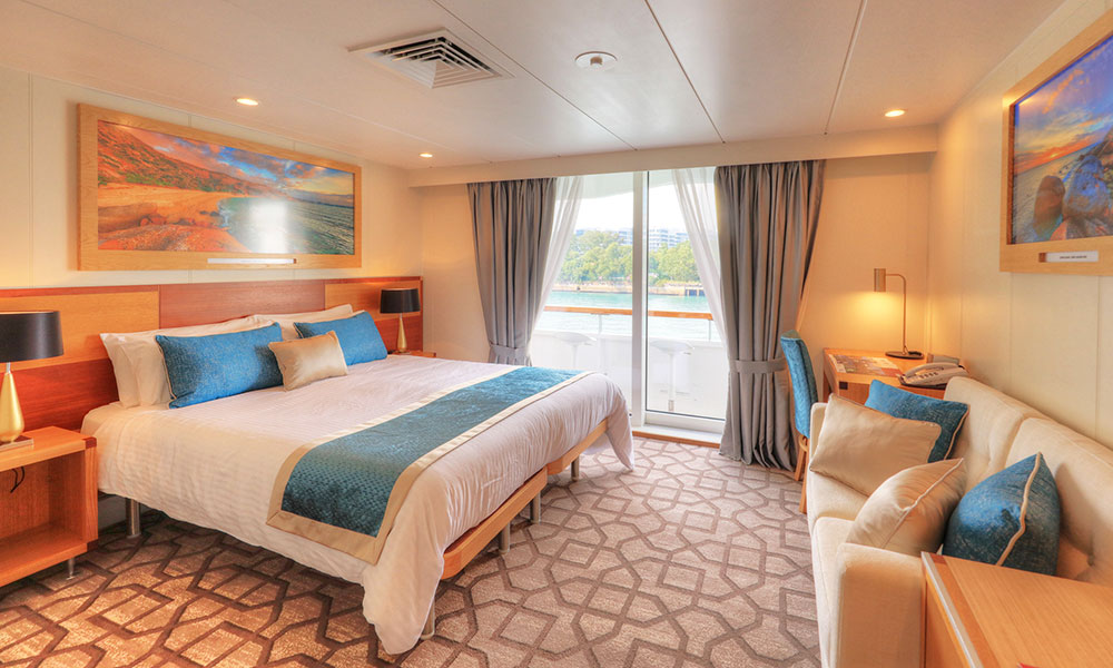 Bridge Deck Balcony Cabin