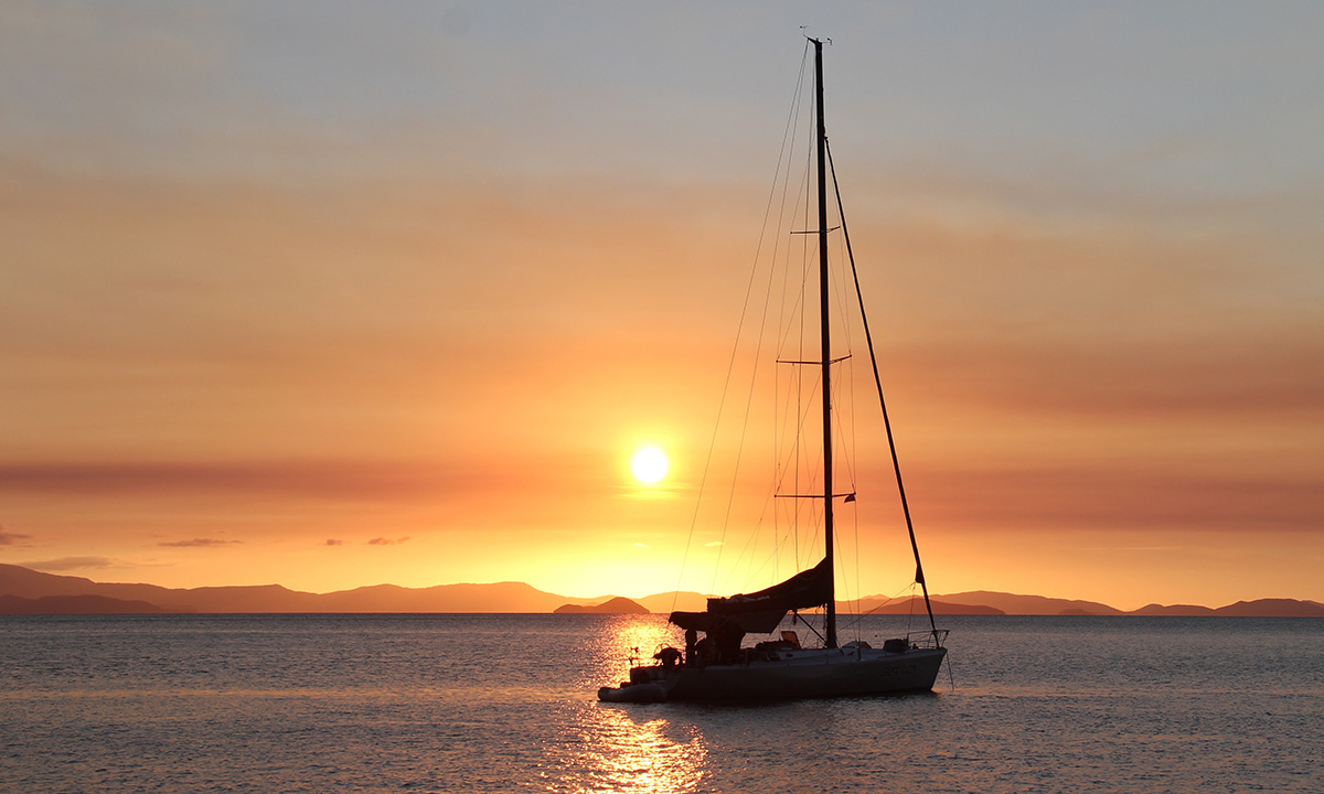 An unforgettable sunset