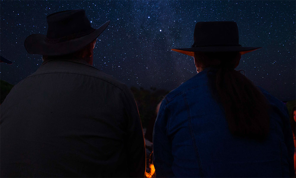 Sleep under the stars at Camp Coodlie. Image Credit: Coodlie Park Farm Retreat