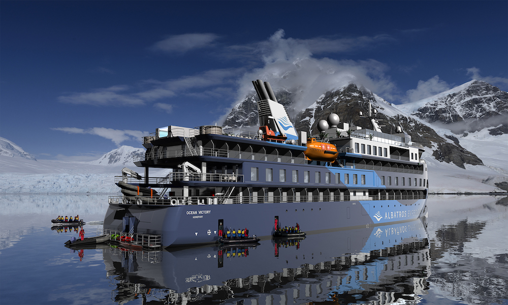 Hydraulic Zodiac loading platform