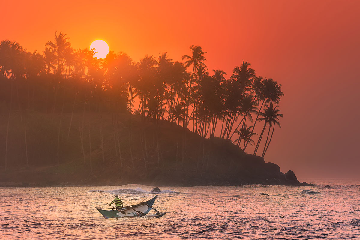 Fisherman in Mirissa, Sri Lanka